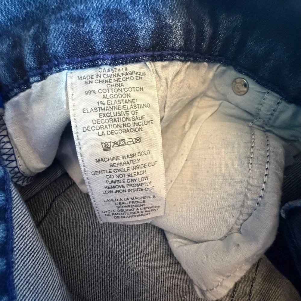 True Religion Rocco‎ Relaxed Skinny Jeans Medium Blue Flap Pocket Mens 38 107202